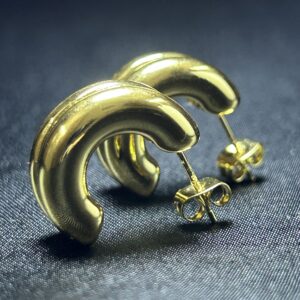 Molten Curve Chunky Hoops