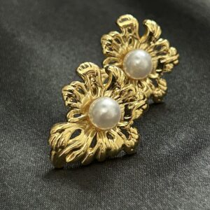 Baroque Bloom Pearl Studs