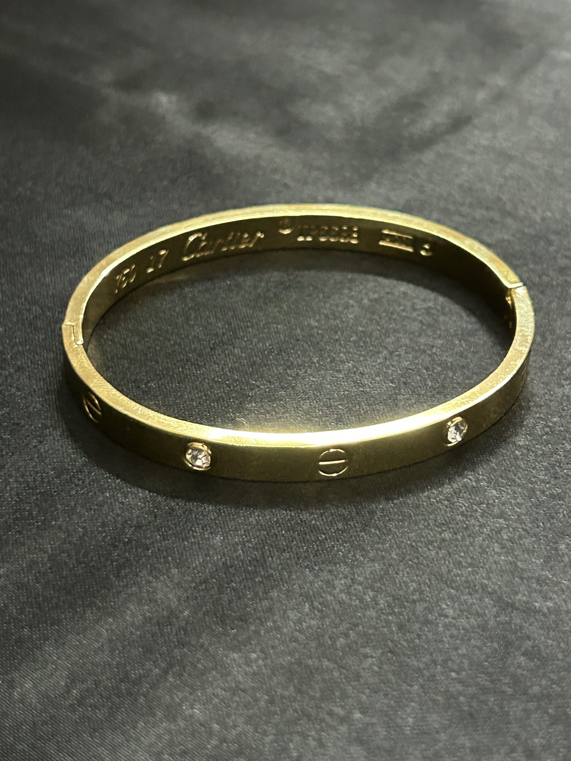 Cartier Luxe Lock Bangle - Image 2