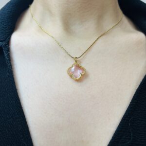 Blush Clover Pendant