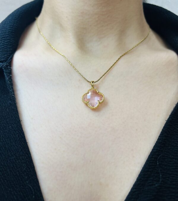 Blush Clover Pendant