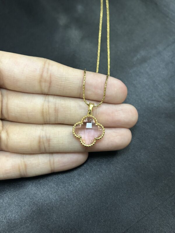 Blush Clover Pendant - Image 2