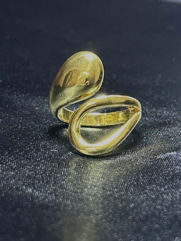 Abstract Wave Ring (Adjustable)