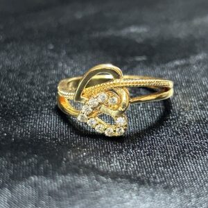 Twilight Heart Ring (Adjustable)