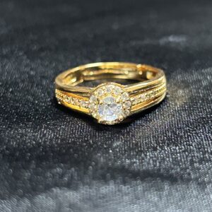 Lustre Crown Ring (Adjustable)