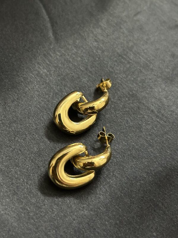 Sculptura Drop Hoops - Image 3