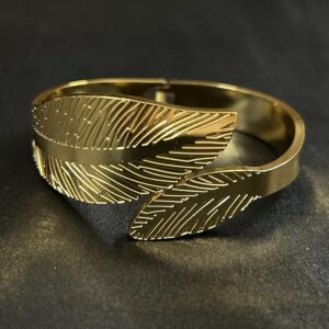 Golden Fern Cuff
