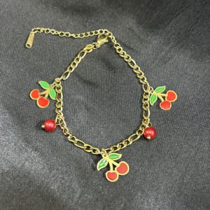 Cherry Pop Charm Bracelet