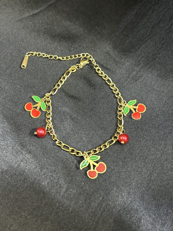 Cherry Pop Charm Bracelet
