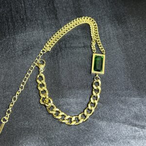 Emerald Luxe Link Bracelet