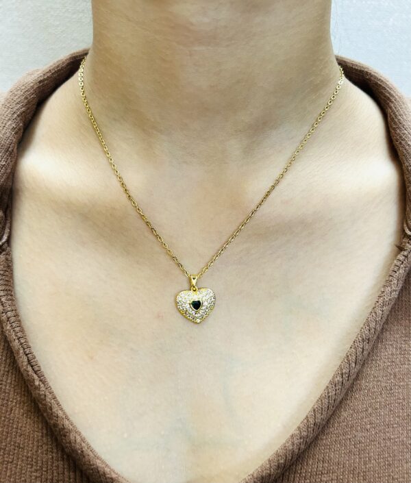 Emerald Devotion Heart Pendant
