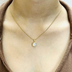 Celeste Solitaire Pendant