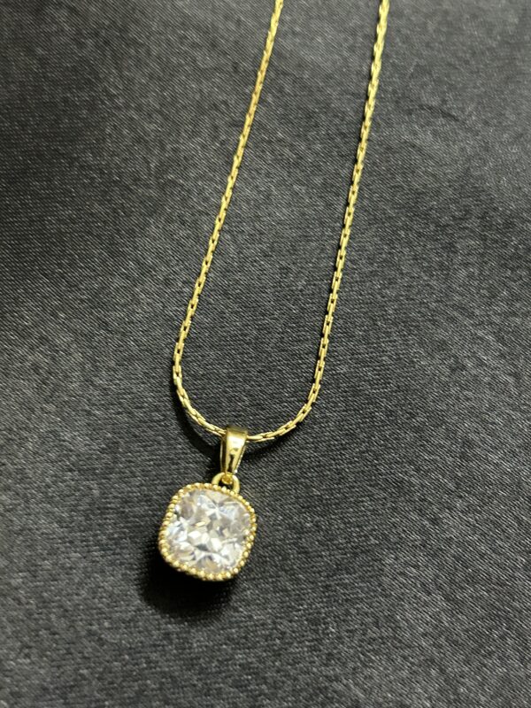 Celeste Solitaire Pendant - Image 2