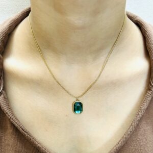 Emerald Éclat Pendant