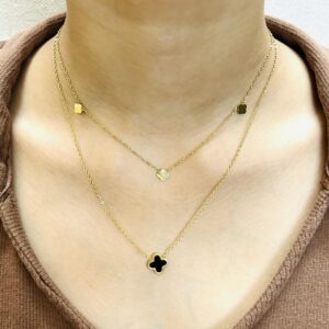 Noir Clover Harmony Necklace